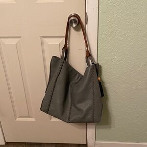 The Sak LOS FELIZ LargeTote Bag In Gray/Blue
